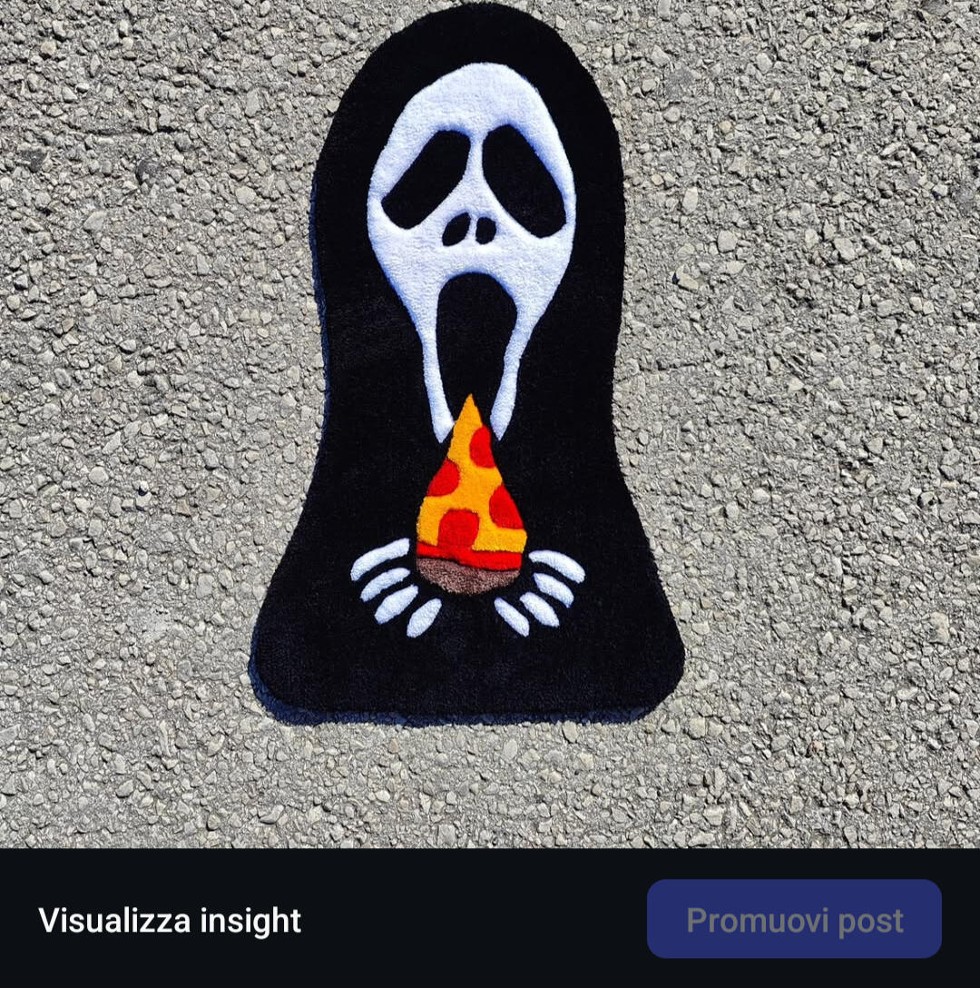 L'Urlo della diavola (Pizza face) ( 71x41 cm ) 129,99€